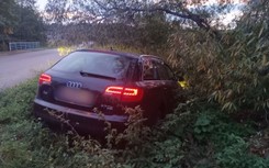 Kierowca Audi wracał z grzybów. Przy policji kończył 7 piwo