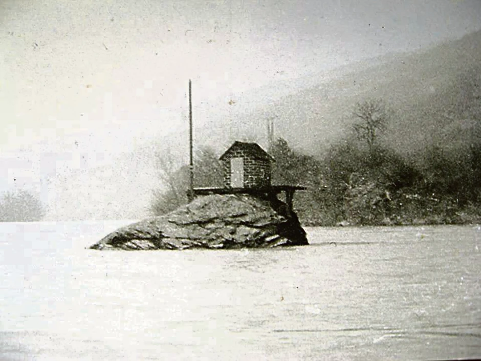 Nekadašnji izgled Kućice na Drini