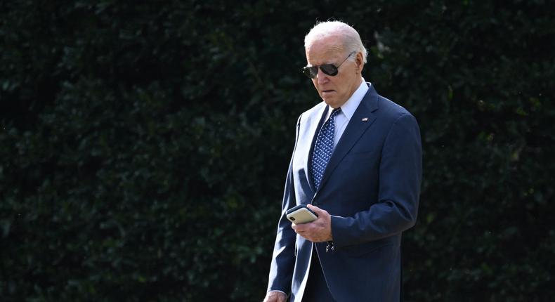 Biden at the White House on February 8, 2024.Mandel NGAN / AFP via Getty Images