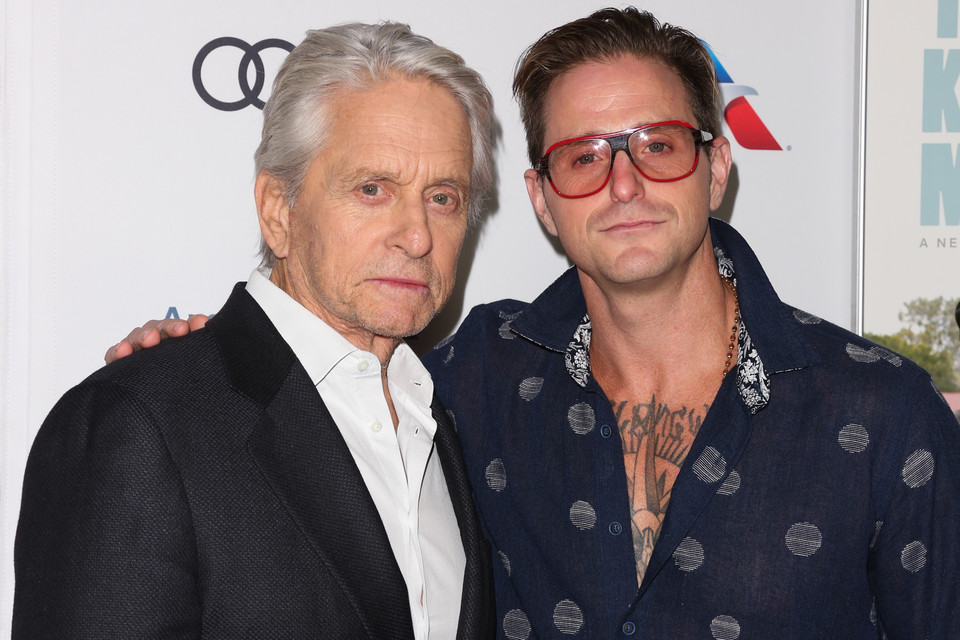 Michael Douglas i Cameron Douglas 