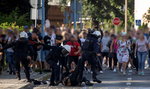 Zamieszki podczas protestu po śmierci Bartka S. w Lubinie. Burdy trwały wiele godzin. Policja zatrzymała uczestników bijatyki