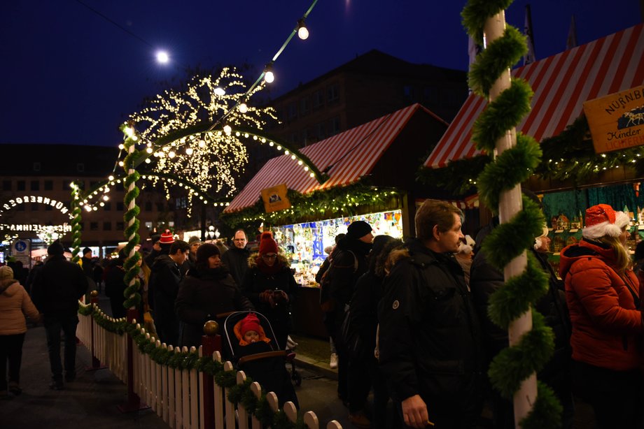 Christkindlesmarkt - jarmark bozonarodzeniowy w Norymberdze 