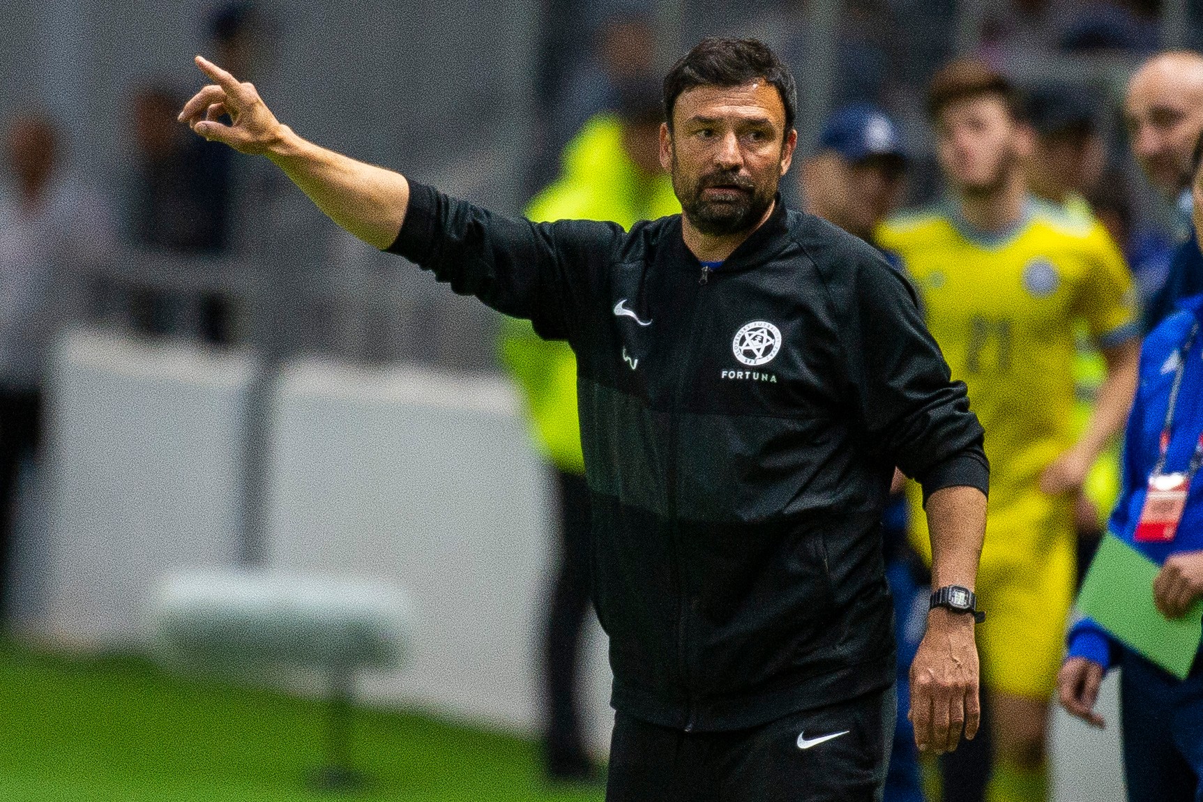 Tréner futbalovej reprezentácie Slovenska Samuel Slovák. 