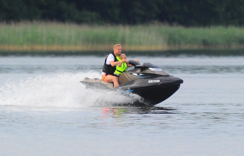 Kamil Glik, wakacje, mazury