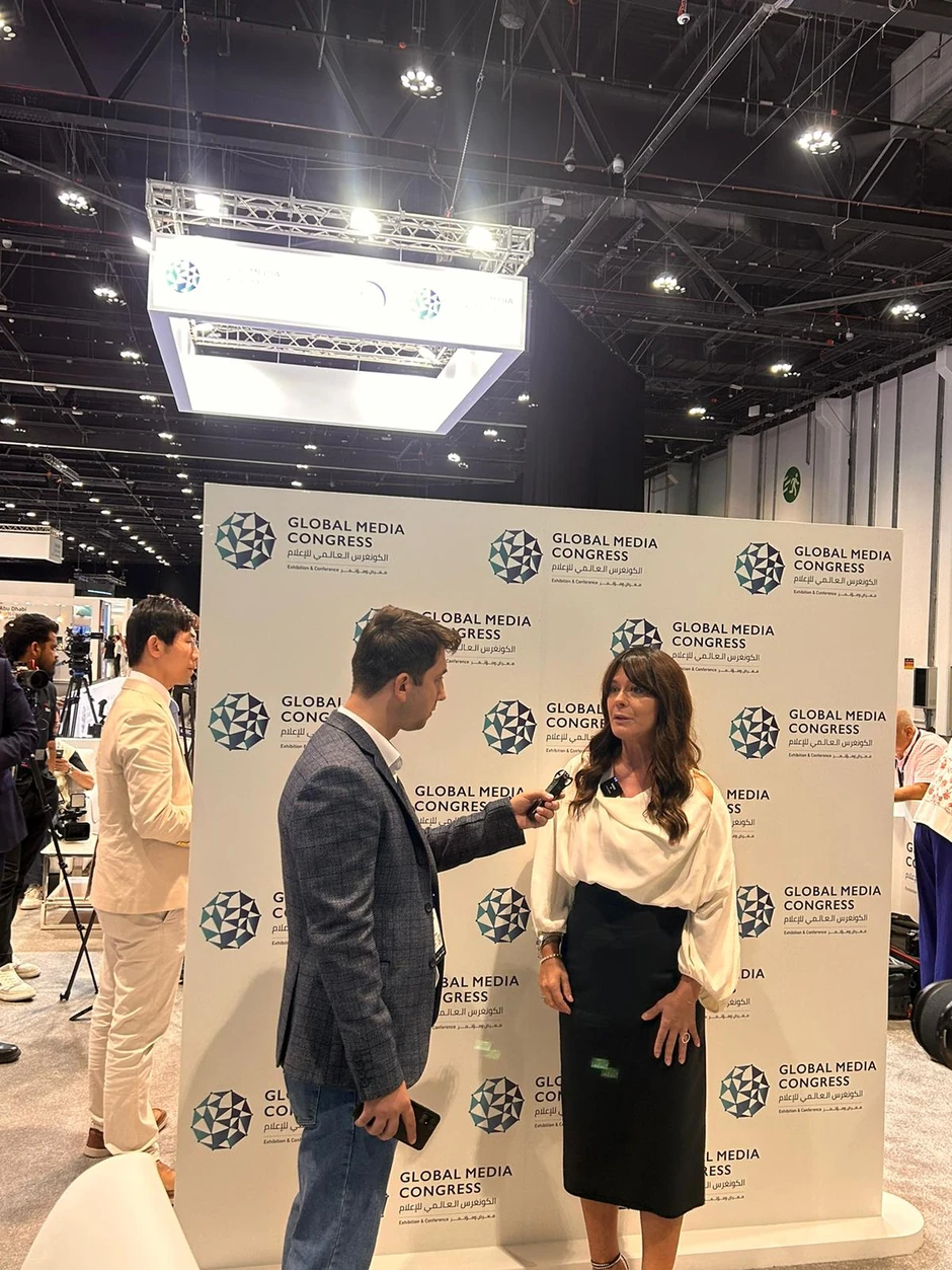 Savetnica za medije Predsednika Srbije Suzana Vasiljevic na Globalnom media forumu u Abu Dabiju