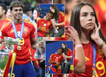 Lamine Yamal: 17 y/o Euros champion cosies up to girlfriend Alex Padilla to confirm dating rumours