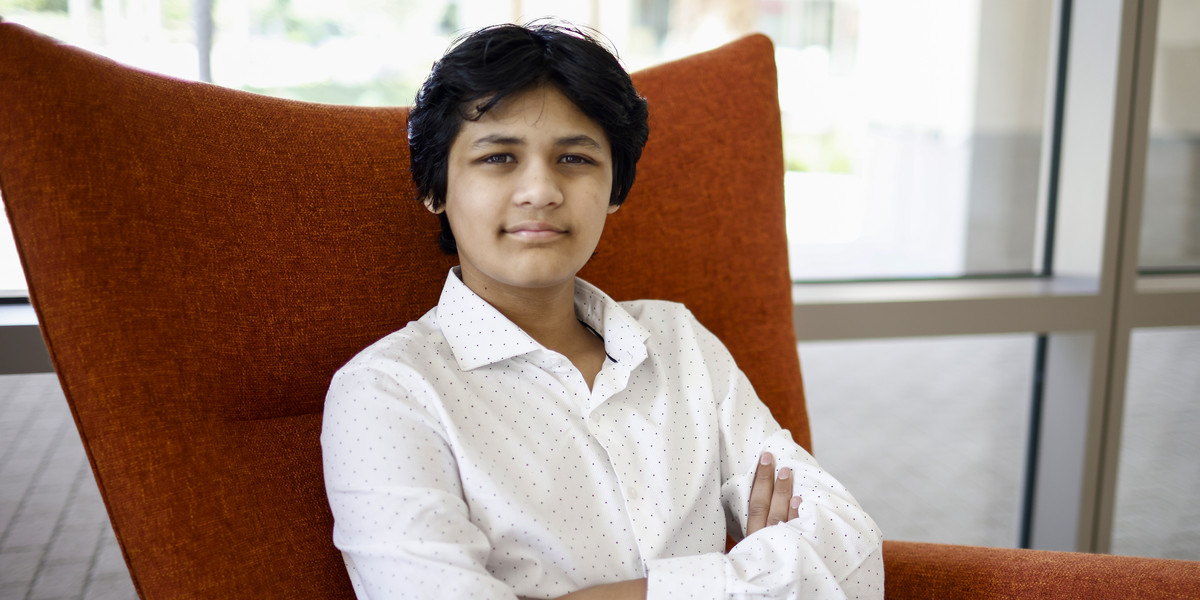 14-letni Kairan Quazi kończy w tym miesiącu Uniwersytet Santa Calara w Kalifornii. 