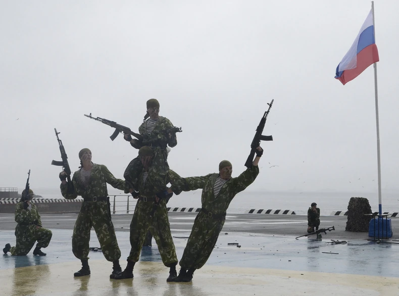 Vežba za paradu u Vladivostoku