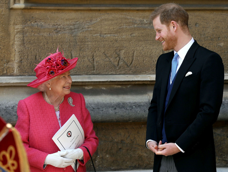 Książę Harry i królowa Elżbieta II