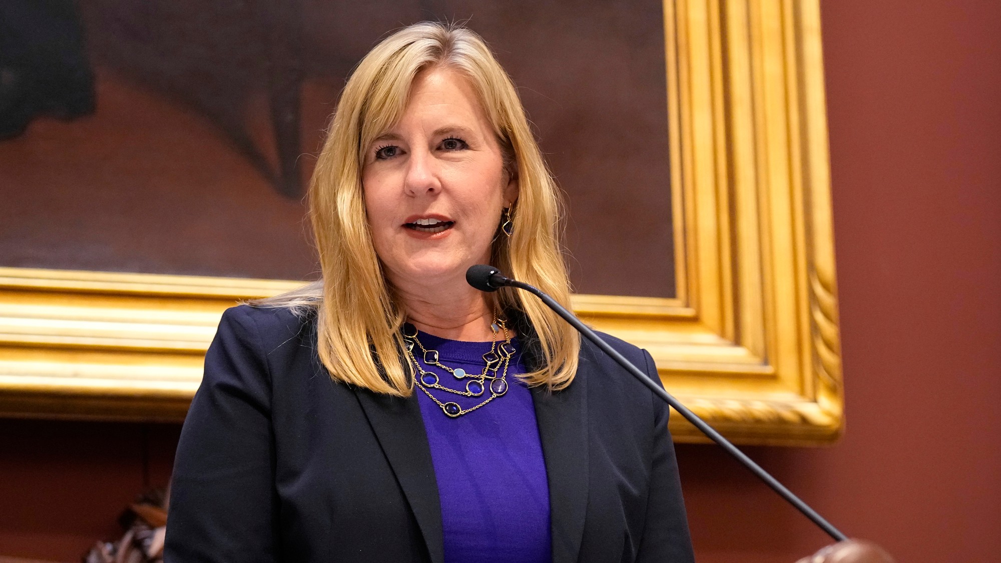 Bývalá predsedníčka štátnej Snemovne reprezentantov Melissa Hortman.