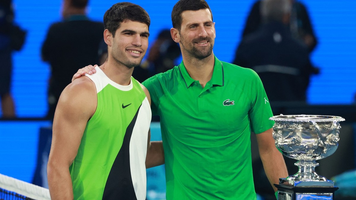 Karlos Alkaraz i Novak Đoković 