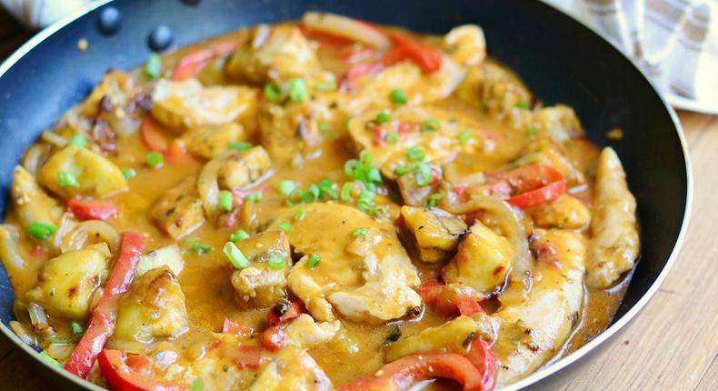 Coconut Curry Chicken and Vegetables