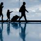 Family at the airport