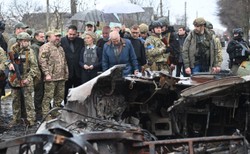 Von der Leyen w Buczy: Europa jest po waszej stronie