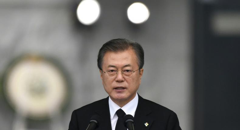 South Korean President Moon Jae-In brokered talks between US President Donald Trump and North Korean leader Kim Jong Un last year