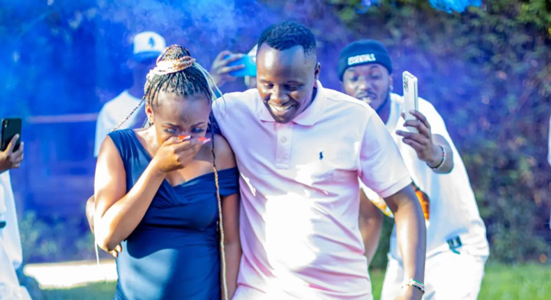 Celebrity couple Nicholas Kioko and Wambo Ashley expecting twin boys