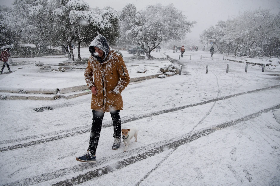Sneg u Grčkoj