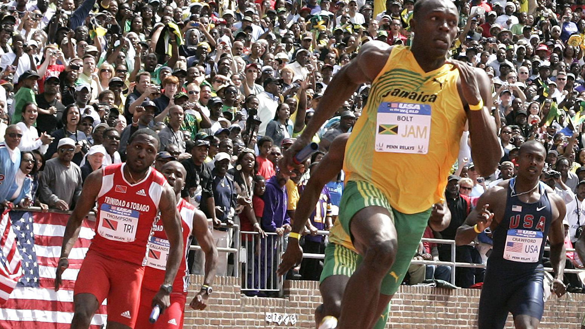 Niewiarygodny wręcz czas 8,79 s zmierzono słynnemu jamajskiemu sprinterowi Usainowi Boltowi na ostatniej zmianie biegu 4x100 m w tradycyjnych zawodach lekkoatletycznych Penn Relays w Filadelfii.