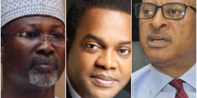 Duke, Jega and Pat Utomi 