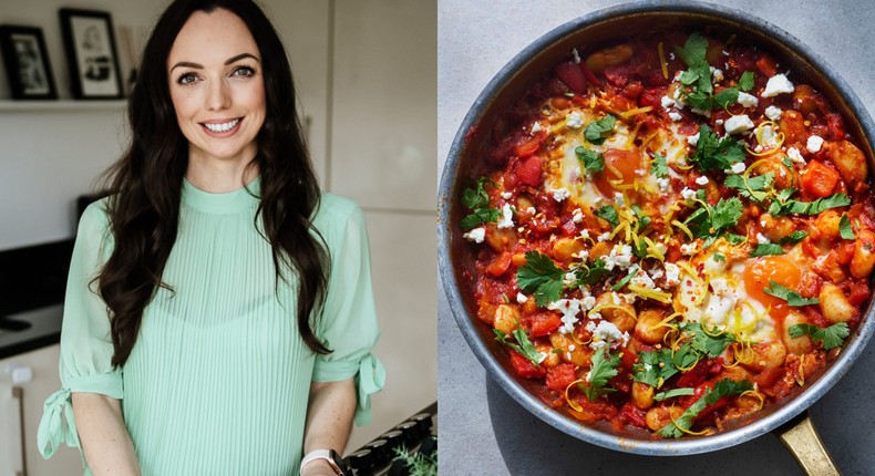 Dietitian Nichola Ludlam-Raine recommends meals like butterbean shakshuka for people hoping eat fewer ultra-processed foods. Joe Woodhouse