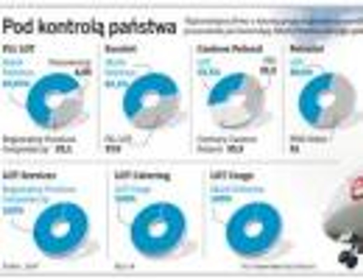 Najważniejsze firmy z grupy narodowego przewoźnika już kontrolują Skarb Państwa lub jego spółki.
