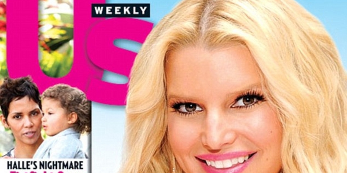 Jessica Simpson na okładce magazynu