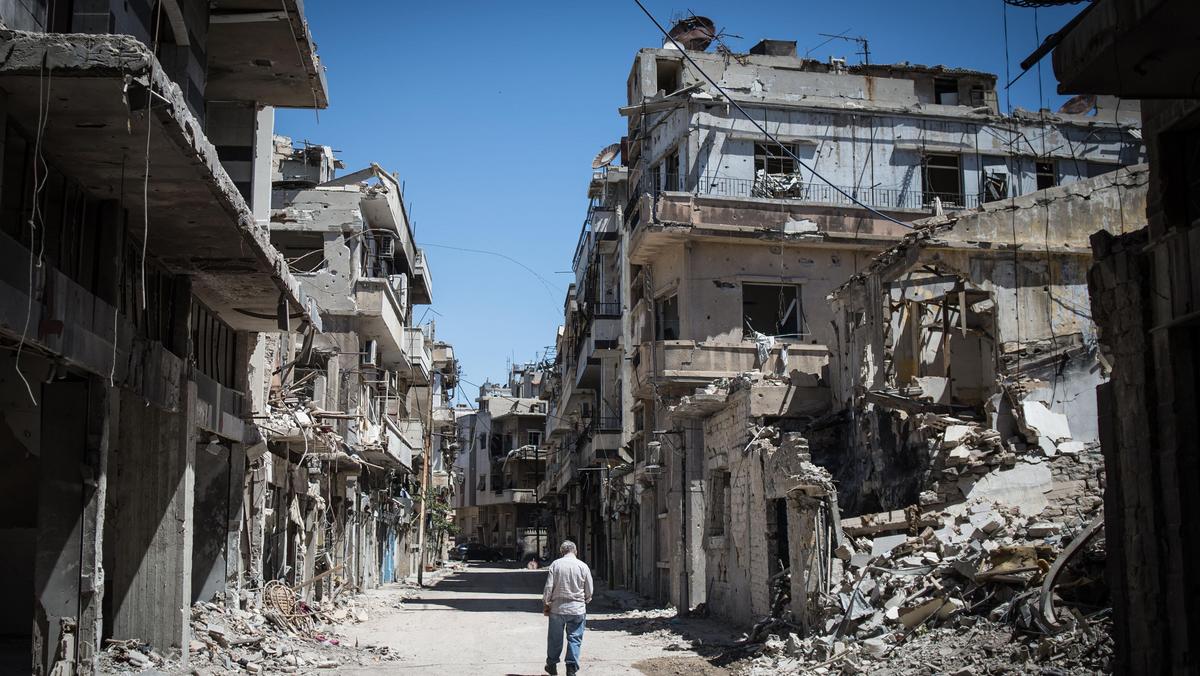 Homs Syria wojna domowa w Syrii Bliski Wschód wojna w Syrii