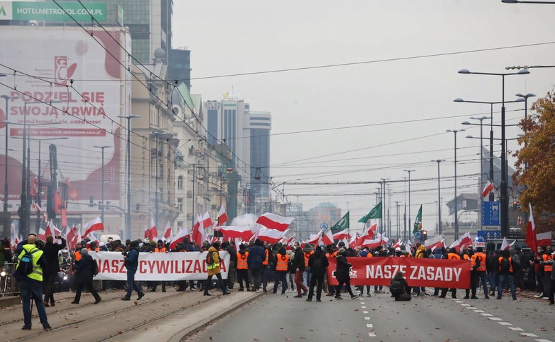 Marsz Niepodległości w Warszawie