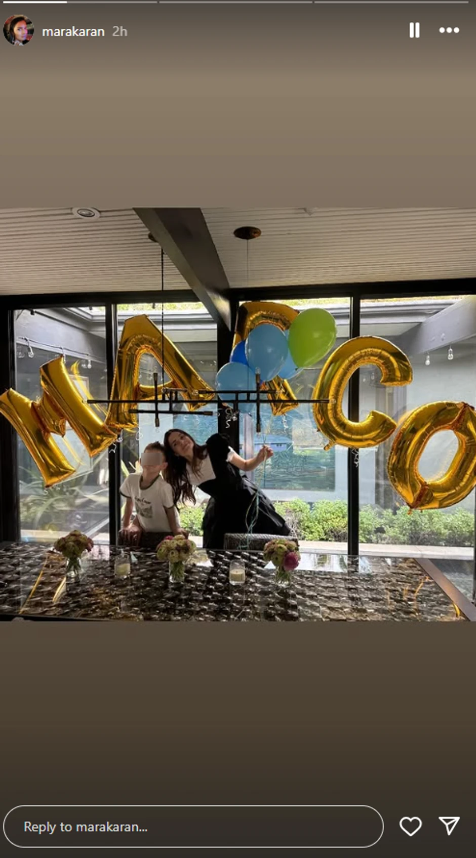 Sin Marije Karan proslavio rođendan