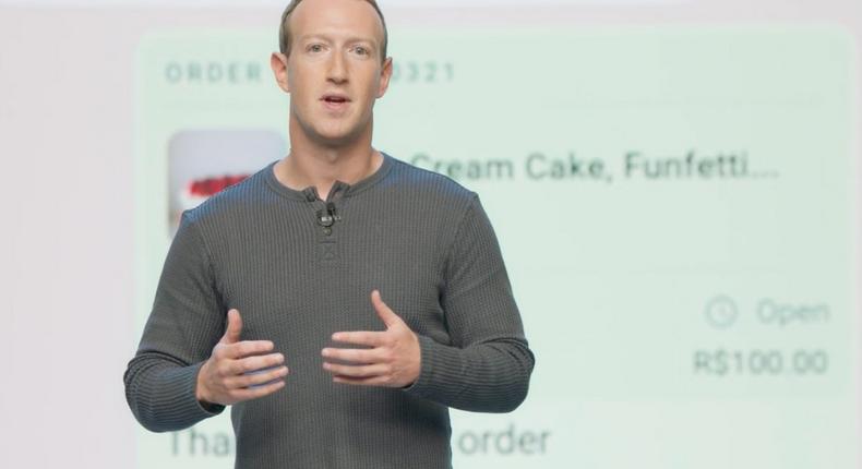 Facebook founder and CEO Mark Zuckerberg at the company's first conference dedicated to messagingFacebook/Meta