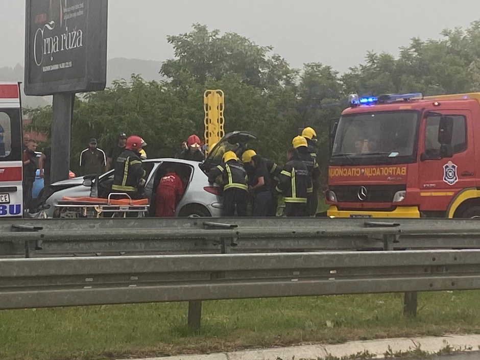 Vatrogasci spasli jednu osobu u Kragujevcu