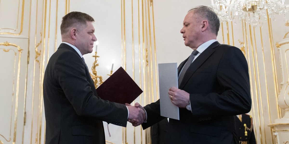 Premier Słowacji Robert Fico złożył dymisję. Została ona przyjęta przez prezydenta Andreja Kiskę