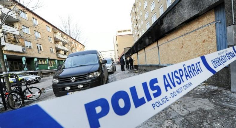 All three suspects were arrested after members of a closed Facebook group, which has 60,000 members, saw the attack streamed live and alerted Swedish police