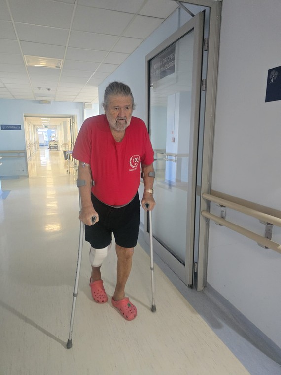 Andrzej Jaroszewicz po operacji w USK w Białymstoku