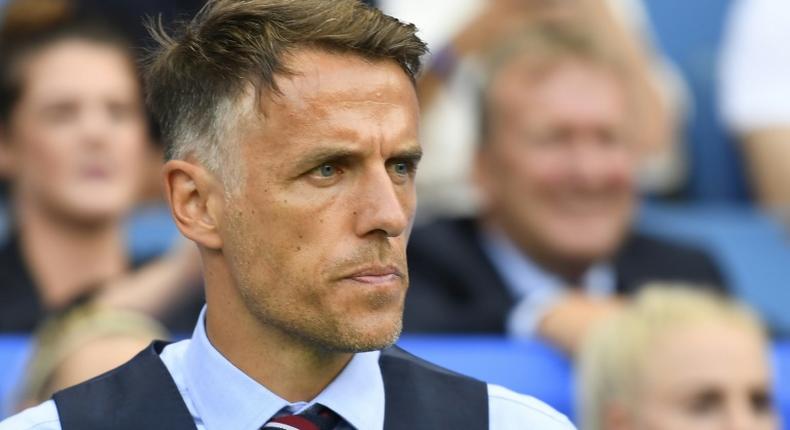 England women's manager Phil Neville