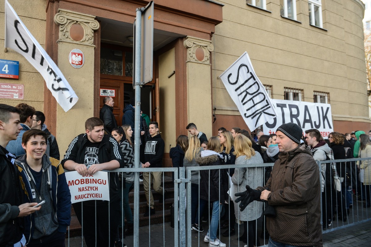 Strajk w szkole w Warszawie 