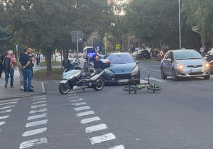 Dečak biciklista oboren na pešačkom prelazu na Novom Beogradu