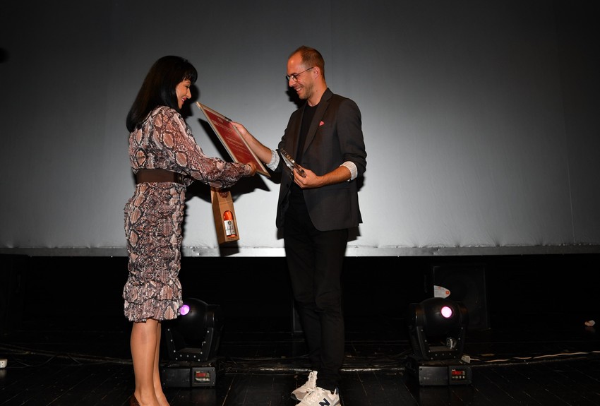 Lidija Dimitrijević, zamenica gradonačelnika i Milan Stojanović, producent