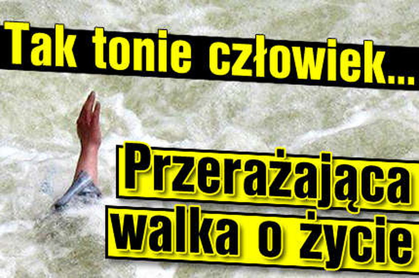 Tak topielec walczy o życie