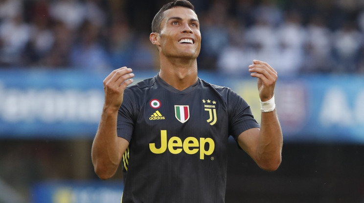 Cristiano Ronaldo /Fotó: MTI/ AP/ Antonio Calanni