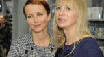 Katarzyna Zielińska i Marzena Rogalska na otwarciu salonu "iSpot"