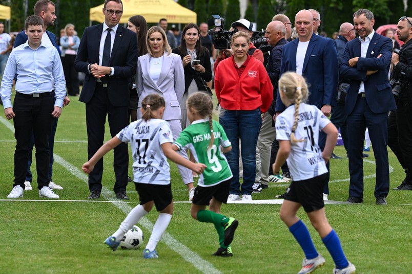 Pierwsze oficjalne wystąpienie Marty Nawrockiej. Zobacz, jak wypadła żona prezydenta RP