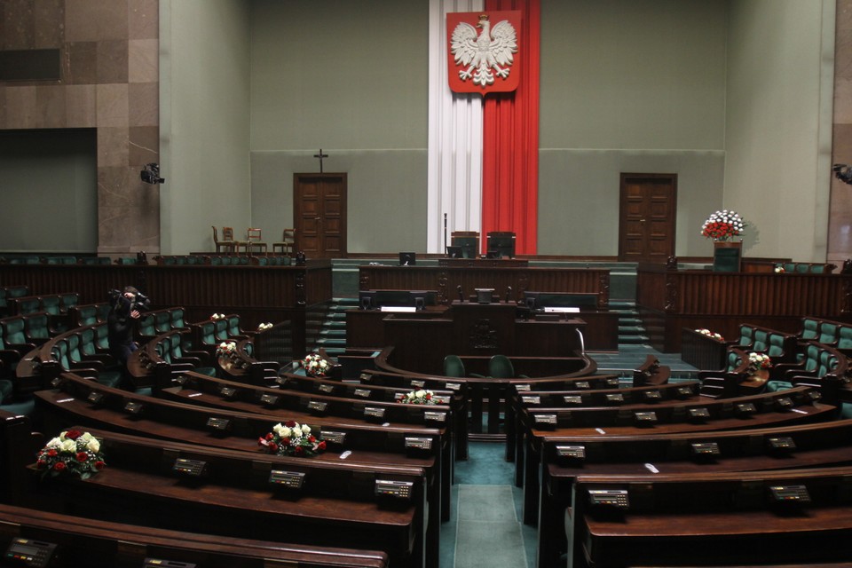 WARSZAWA SEJM ŻAŁOBA