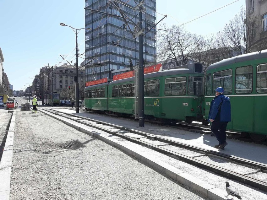 Tramvaji već mogu da idu Nemanjinom ulicom