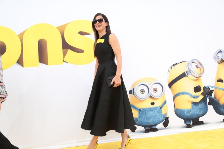 Sandra Bullock na premierze 'Minionków'
