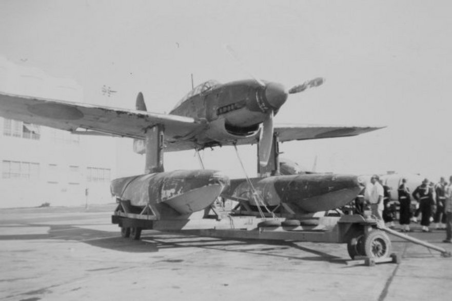 Jeden ze zdobycznych Seiranów, zanim trafił do muzeum, przez kilkanaście lat po wojnie znajdował się w bazie lotniczej US Navy Alameda w Kalifornii. Dwa inne samoloty tego typu przywiezione do USA zostały złomowane.