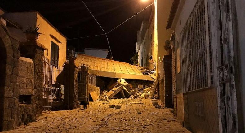 An earthquake hit the popular Italian tourist island of Ischia, off the coast of Naples, causing several buildings to collapse on August 21, 2017