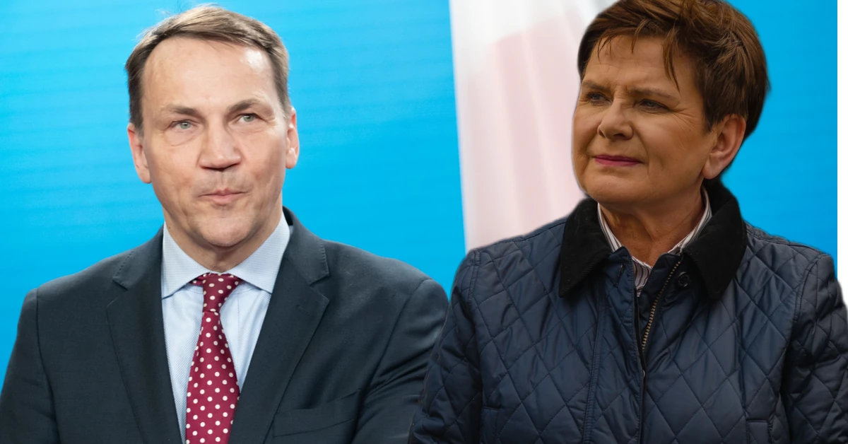 Tego nikt się nie spodziewał. Była premier z PiS chwali ministra Sikorskiego