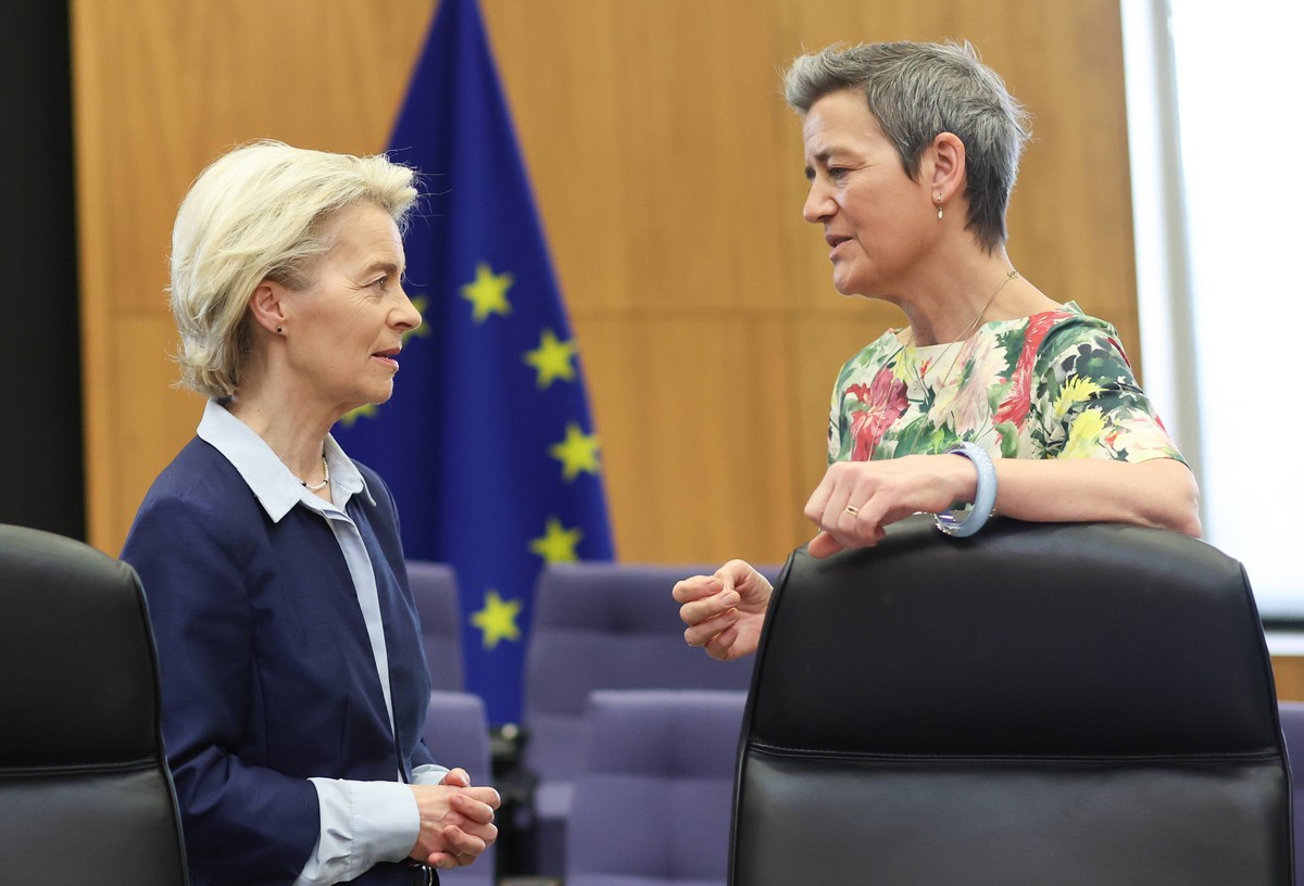 Ursula von der Leyen i Margrethe Vestager