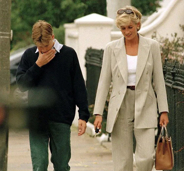 Książę William i księżna Diana na ostatnim wspólnym zdjęciu w 1997 r. 